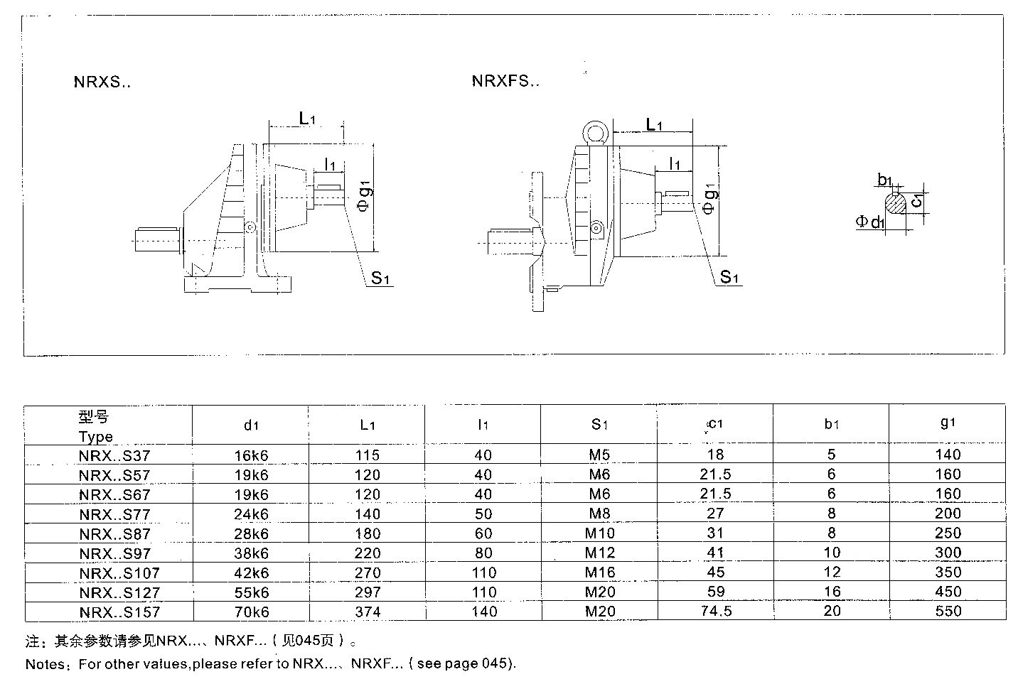 NR斜齿轮减速机外形安装尺寸4.jpg